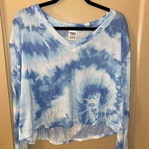 PINK Flowy tie die shirt 👕